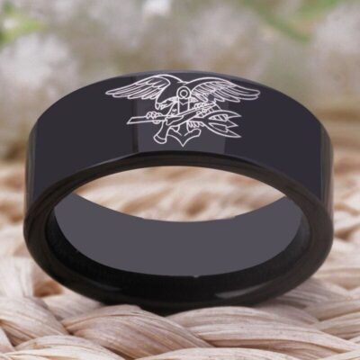Militär örn ring